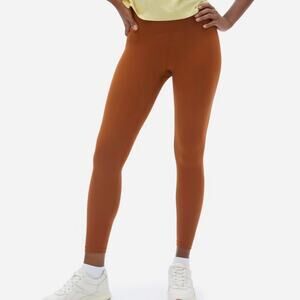 Everlane ReNew Leggings Full Length Women's Large Orange Rust Athleisure